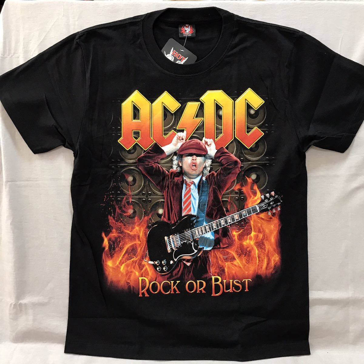 バンドTシャツ エーシーディーシー(AC/DC) 新品 L_画像1