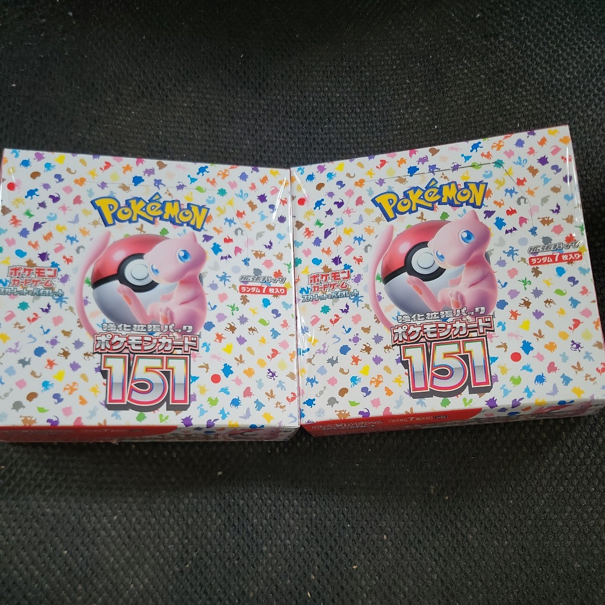 ポケカ 151 BOX 2個セット 新品未開封 納品書 シュリンク付き ポケモンカード ボックス