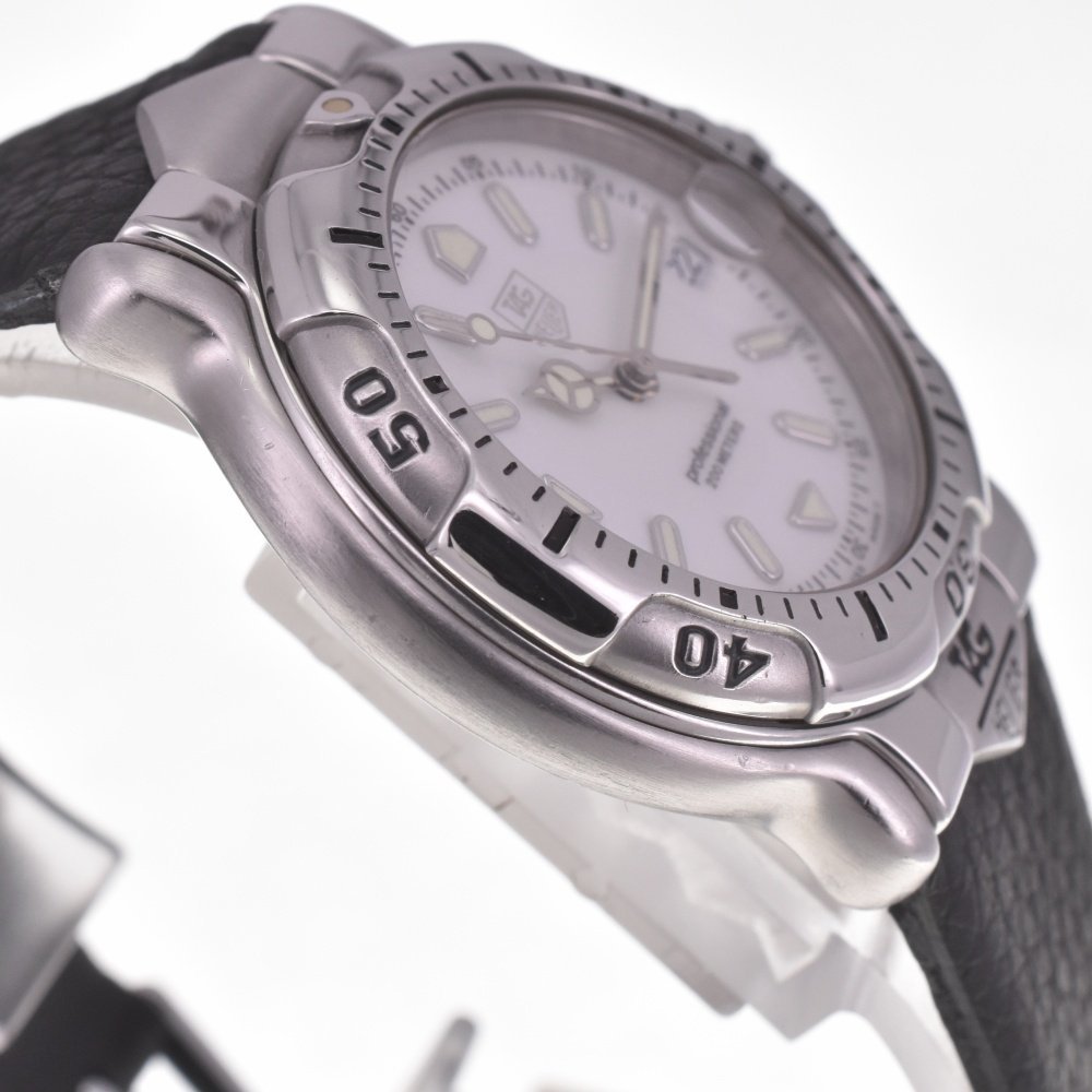 タグホイヤー TAG HEUER WH1211-K1 プロフェッショナル 200M デイト クォーツ ボーイズ 良品 E#128171_画像4