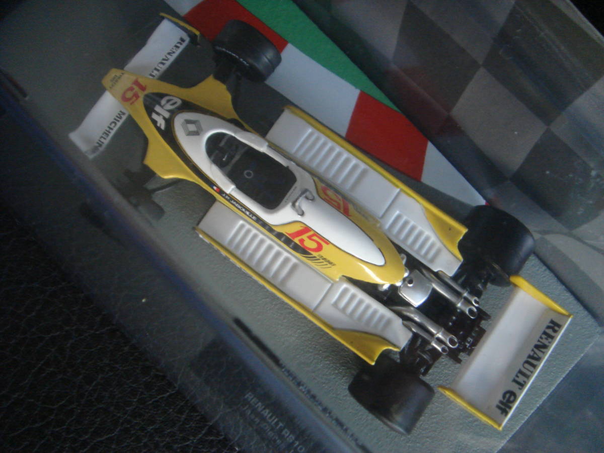 1/43 ルノー RS10 1979年 ジャン ピエール ジャブイーユ レア 未開封 RENAULT Jean-Pierre Jabouille IXO社製 ダイキャスト_画像4