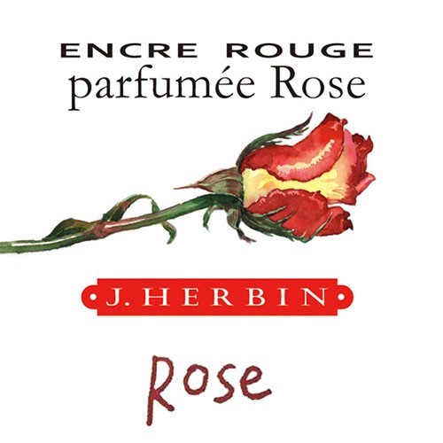 J.Herbin/エルバン Parfumee Rose/香り付インク(ローズレッド)_画像2