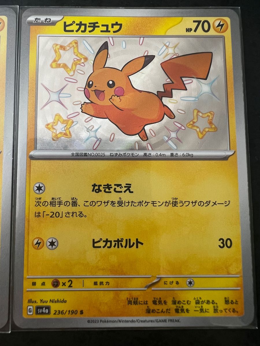 ポケモンカード ピカチュウ ライチュウ 色違い シャイニー ポケモンカード ピカチュウ ライチュウ 色違い シャイニー