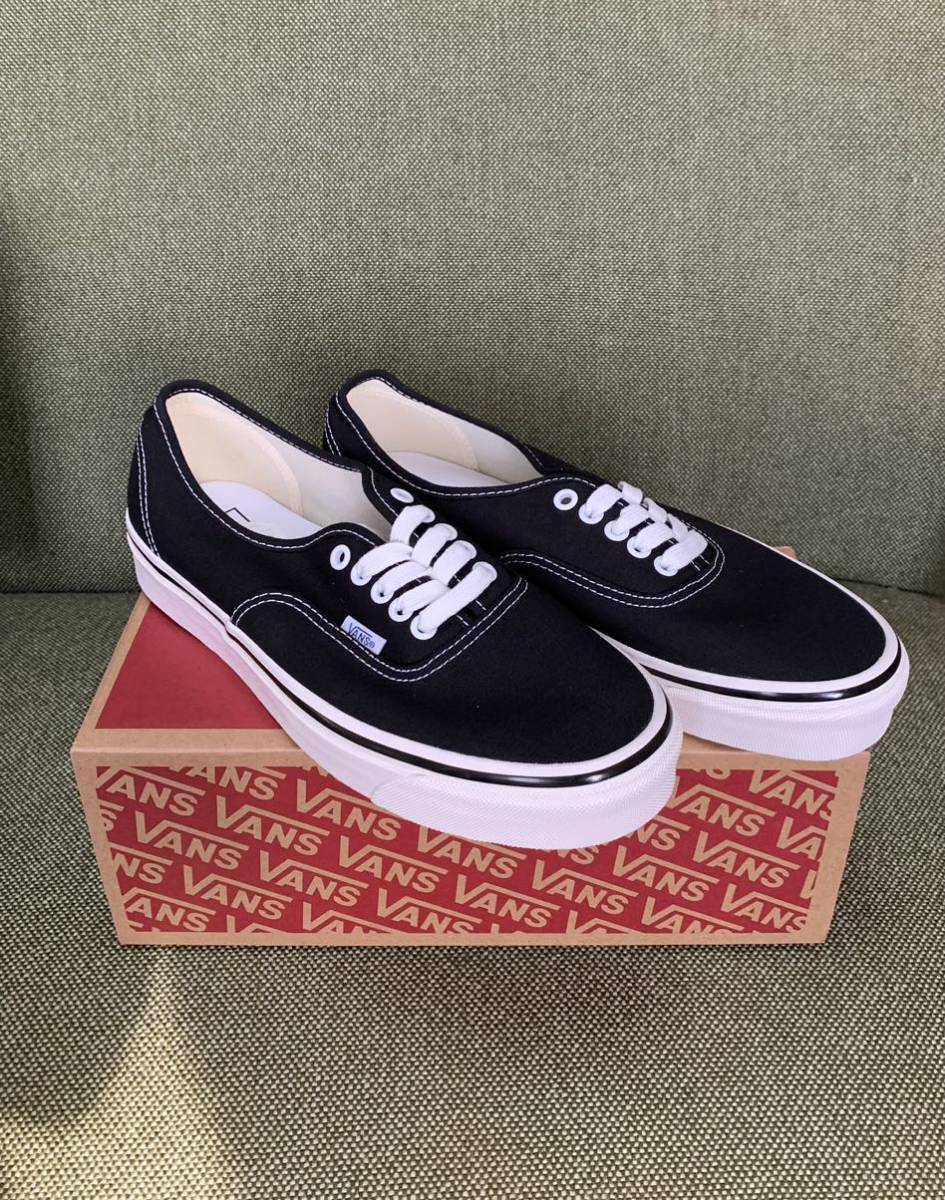 新品 27.0cm US10 VANS AUTHENTIC 44 DX ANAHEIM バンズ ヴァンズ オーセンティック OG ブラック アナハイム ファクトリー canvas 27cm_画像1