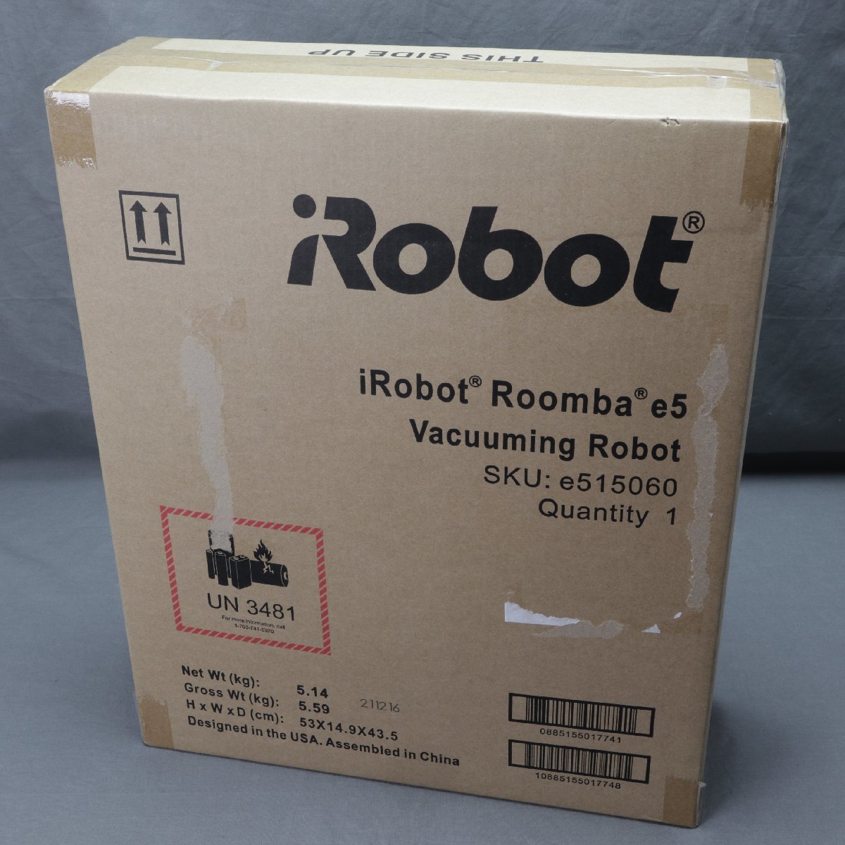 電化】iRobot（アイロボット） ルンバ e5 e515060 ロボット掃除機 未