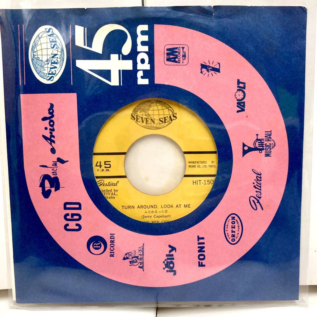 Turn Around, Look At Me ふりかえった恋 / The Bee Gees ビージーズ 【EP アナログ レコード 】_画像9