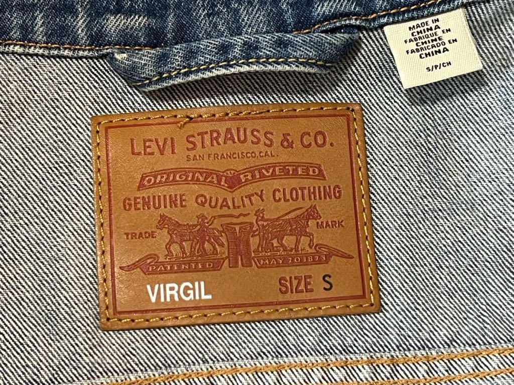 【美品】リーバイス デニムジャケット ジージャン ビッグE used加工品 VIRGIL プレミアム 77380-0002 LEVI'S_画像5