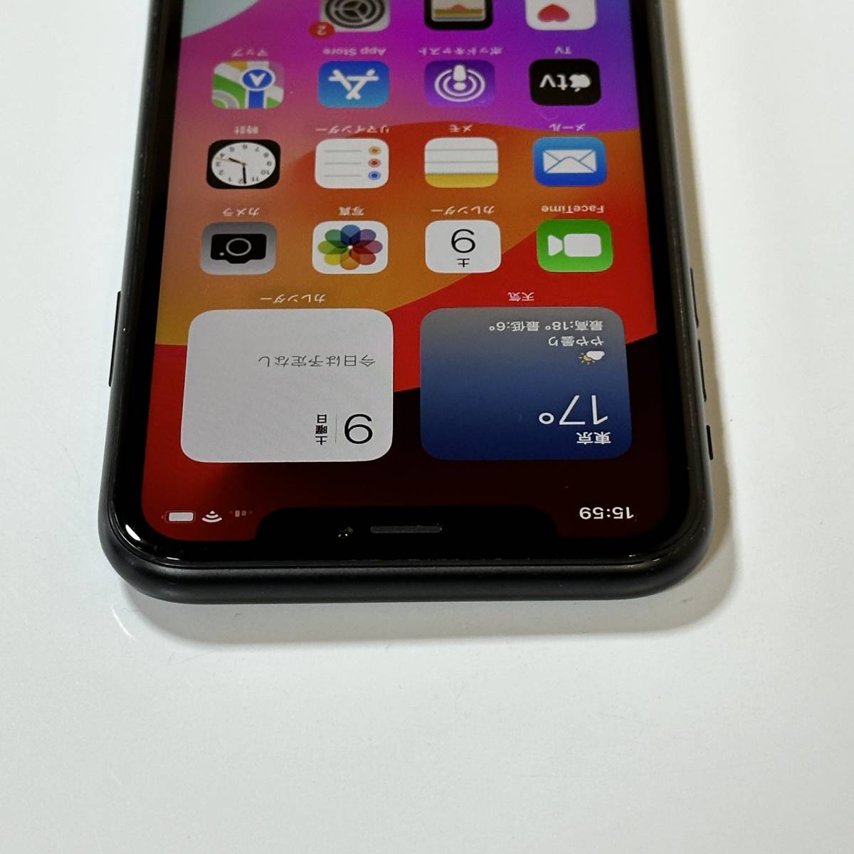 SIMフリー iPhone XR ブラック 128GB MT0G2J/A バッテリー新品交換済 アクティベーションロック解除済_画像8