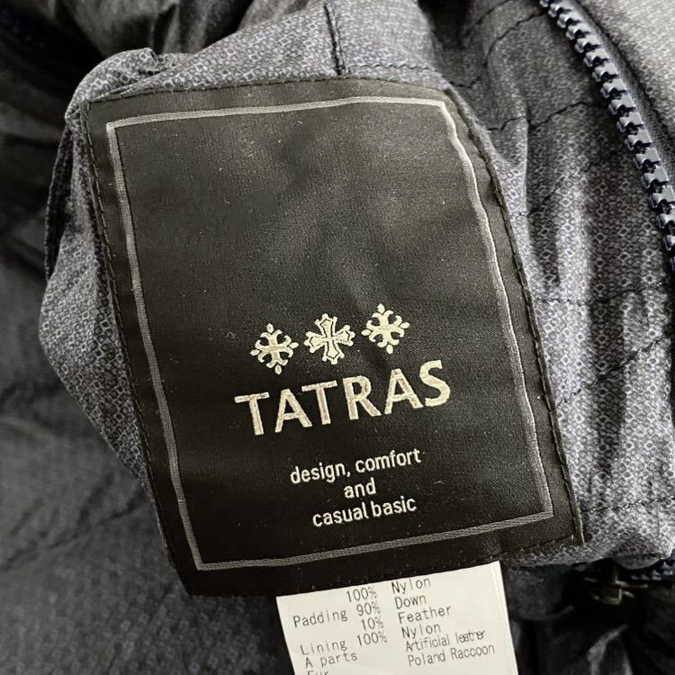 44hl22《大特価》TATRAS タトラス LTA15A4432 CLELIA クレリア ダウンコート リバーシブル ラクーンファー 02 Mサイズ相当 レディース_画像8