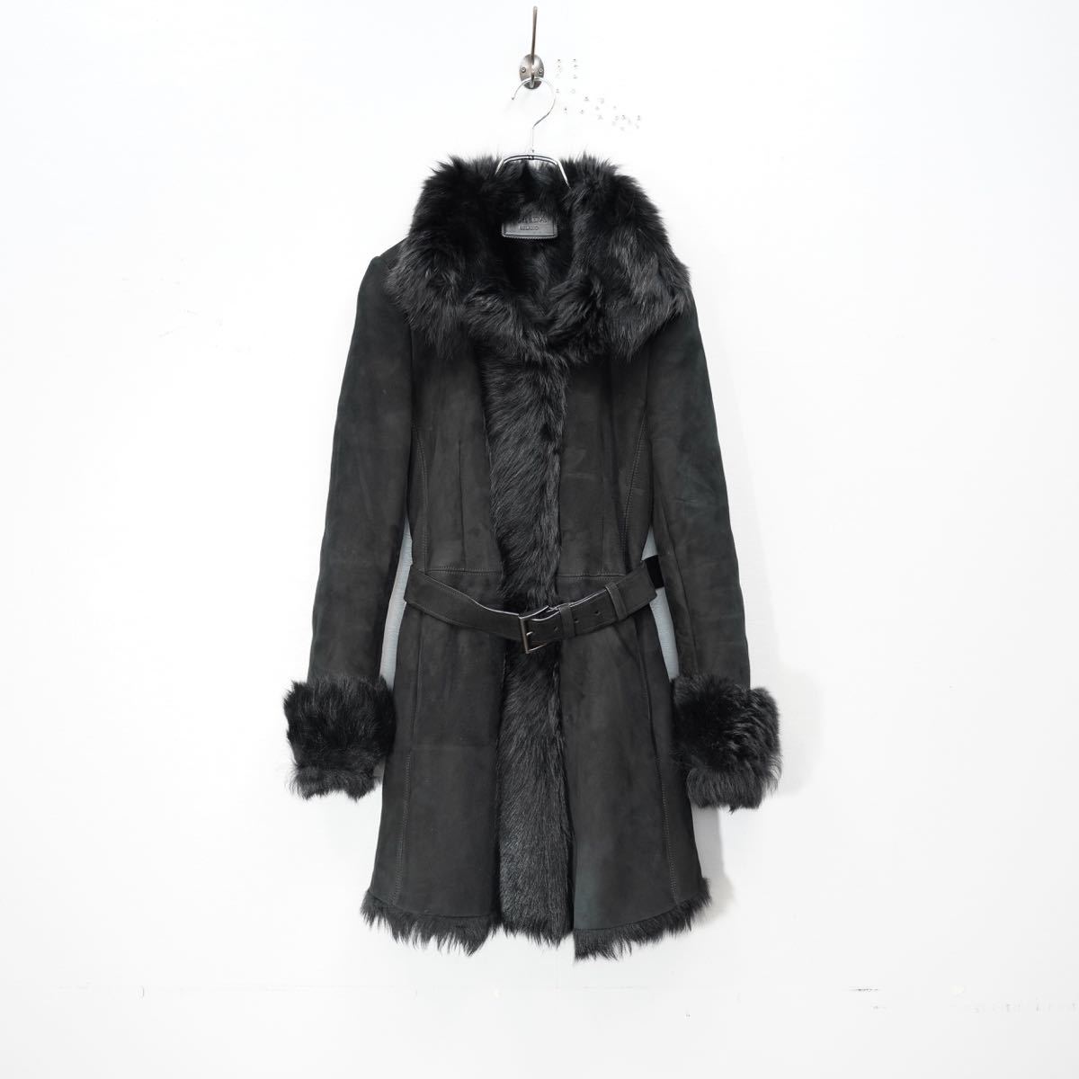PRADA BELTED MOUTON COAT/プラダベルテッドムートンコート PRADA BELTED MOUTON COAT/プラダベルテッドムートンコート