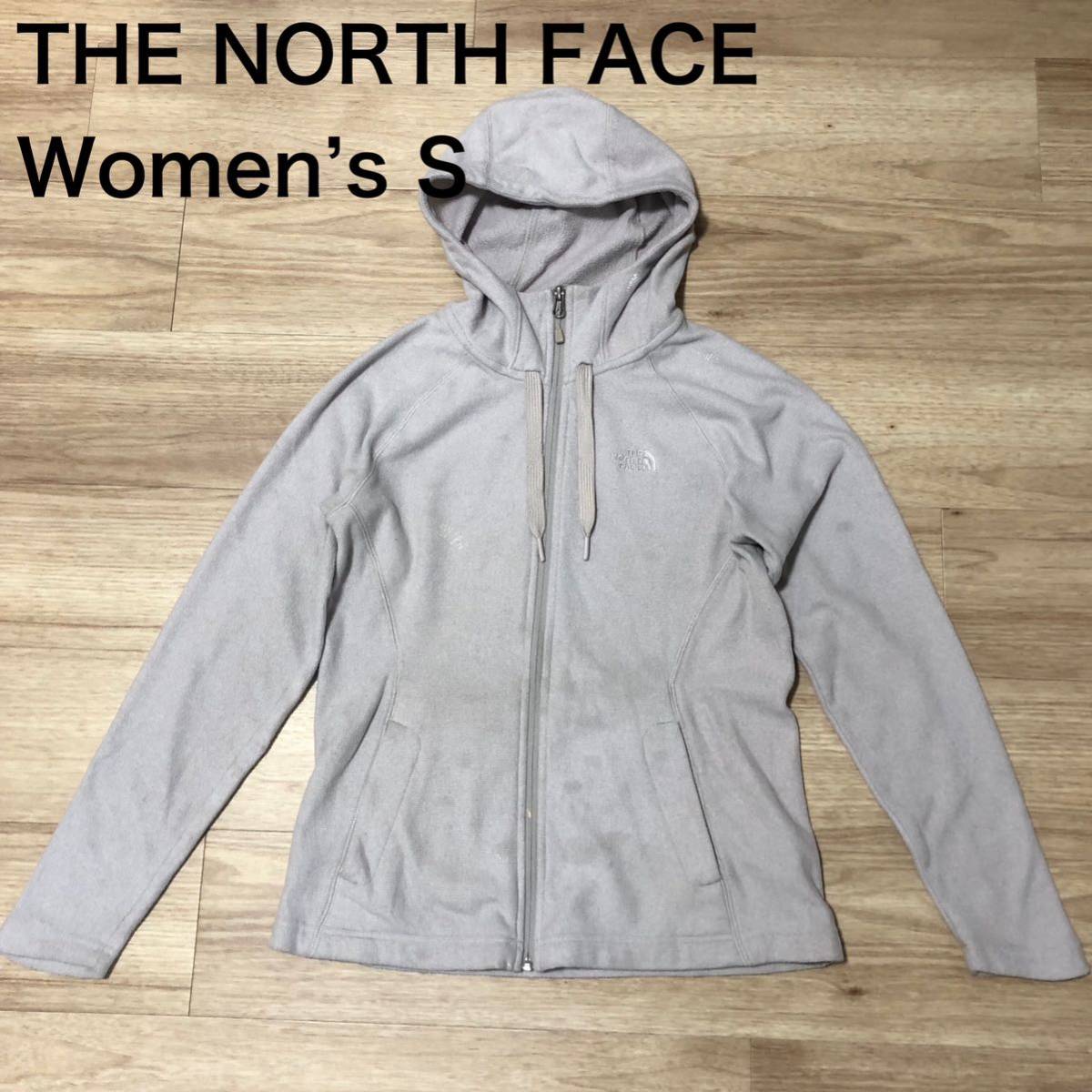 【送料無料】THE NORTH FACE 薄手ジップアップパーカー　グレー　レディースSサイズ　ザノースフェイス