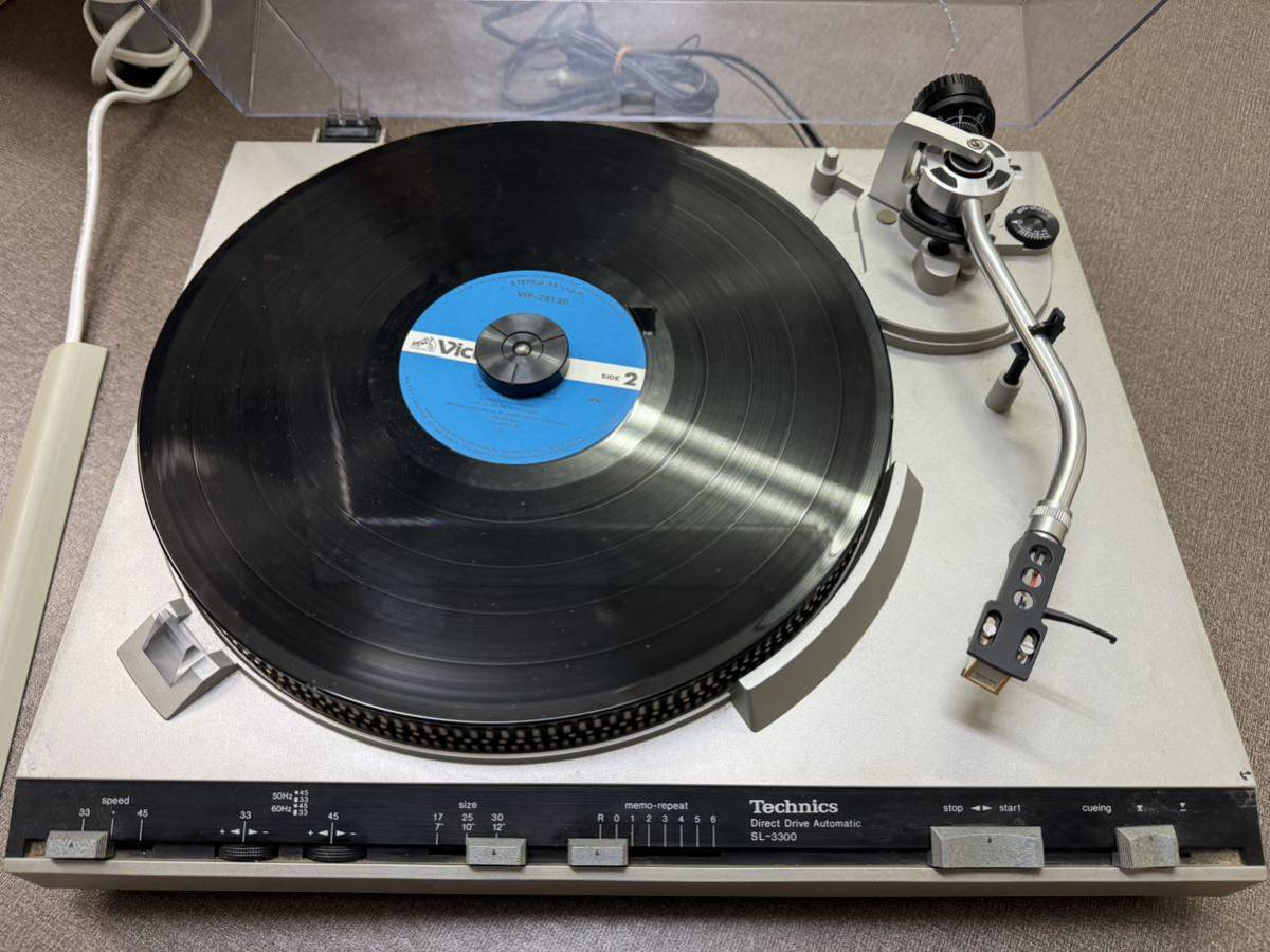 テクノス　Technics Model SL-3300 テーブル レコードプレーヤー オーディオ機器　ジャンク品_画像1