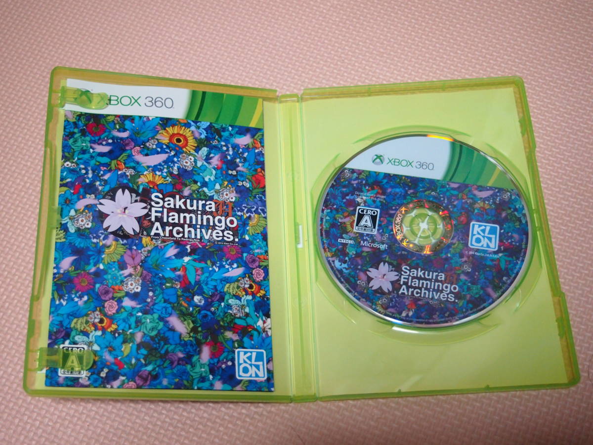 即決　すぐ落札　XBOX360　サクラフラミンゴアーカイヴス　Sakura Flamingo Archives_画像4