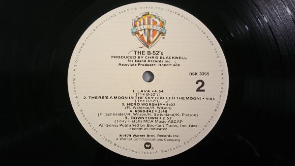 【US盤 LPレコード シュリング付き】The B-52's『The B-52's 』BSK 3355 1979年の画像8