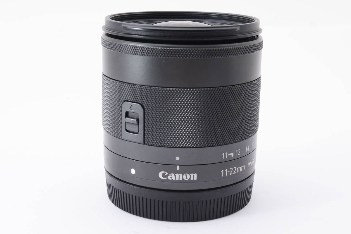 美品 Canon EF-M 11-22mm f/4.0-5.6 STM IS Ultra 広角レンズ キヤノン448の画像9