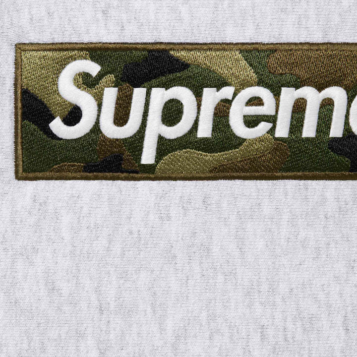 SUPREME Box Logo Hooded Sweatshirt Lサイズ Ash Grey 新品 シュプリーム ボックスロゴ パーカー グレー 灰 カモ 迷彩_画像2