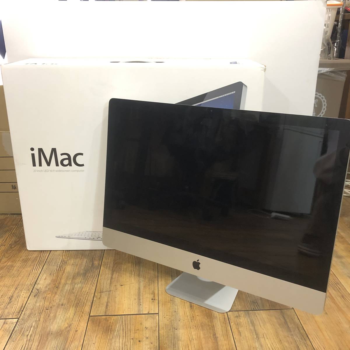 △ Apple アップル iMac 27-inch LED 16:9 A1312 本体 電源ケーブルなし PCモニター 一体型PC 動作未確認 ジャンク品 △G71838　 _画像1