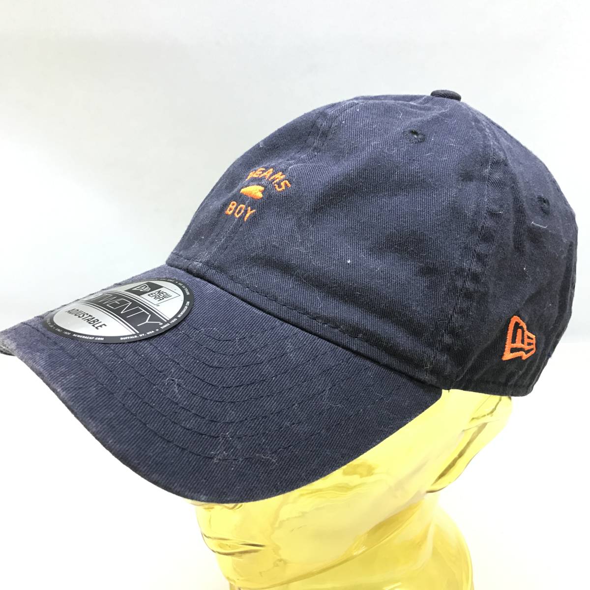 # BEAMSBOY ビームス NEWERA 9TWENTY 古着 帽子 キャップ メンズ 調節可能 シミ有 ファッション USED 中古品 #C31809の画像1