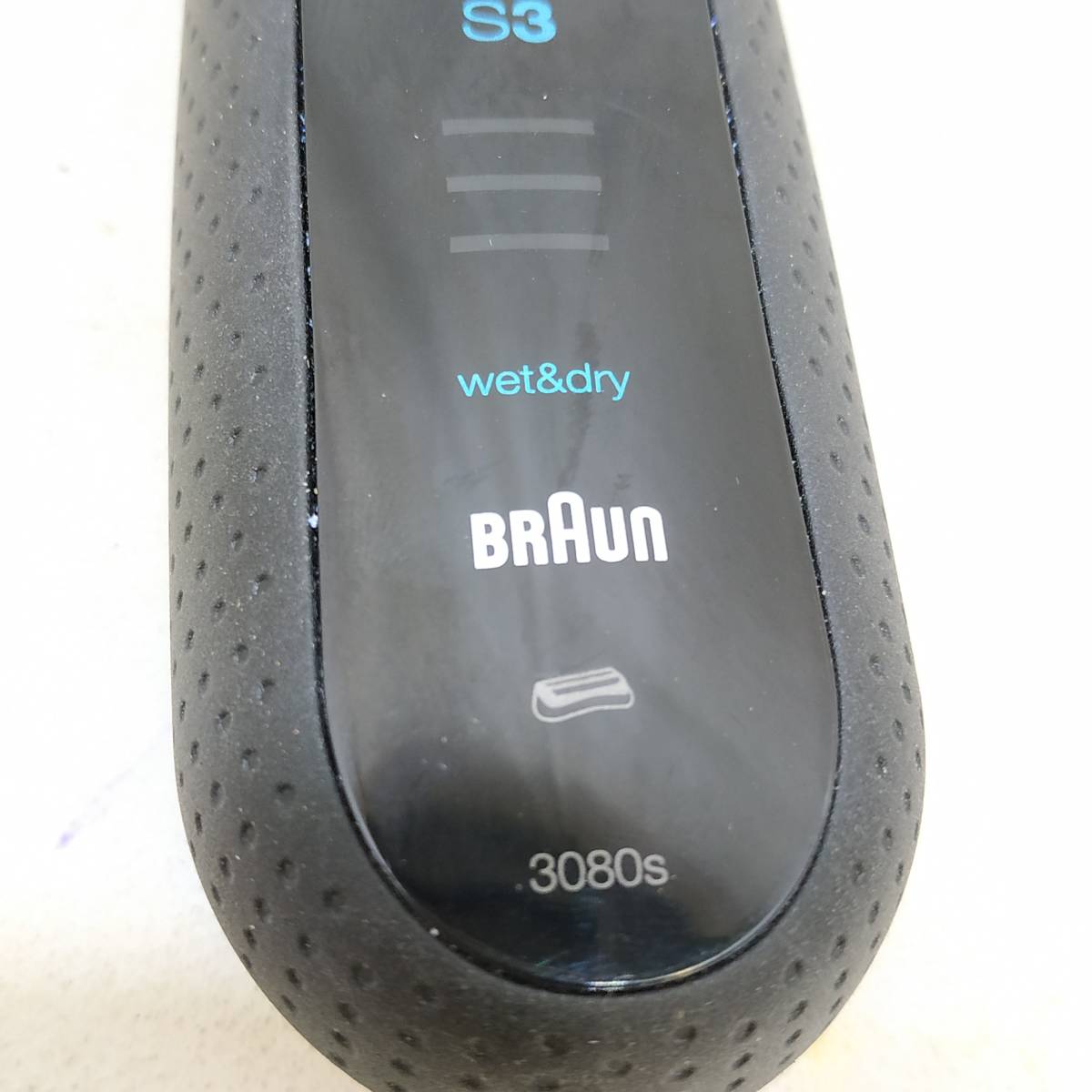 ◇ BRAUN メンズシェーバー 電気シェーバー 3枚刃 髭剃り ブラウン水洗い/お風呂剃り可 ブルー ① 現状動作品 ◇ G90631_画像4