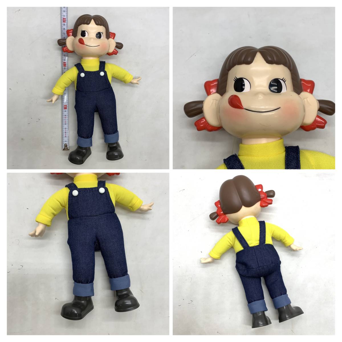 # Peko-chan 4 body совместно .... Peko-chan Fujiya Denim shef форма блейзер солнечный ta кукла мягкая игрушка retro б/у товар #C41277