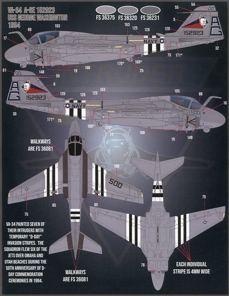 1/48 ファーボールデカール　グラマン A-6E イントルーダー_画像4