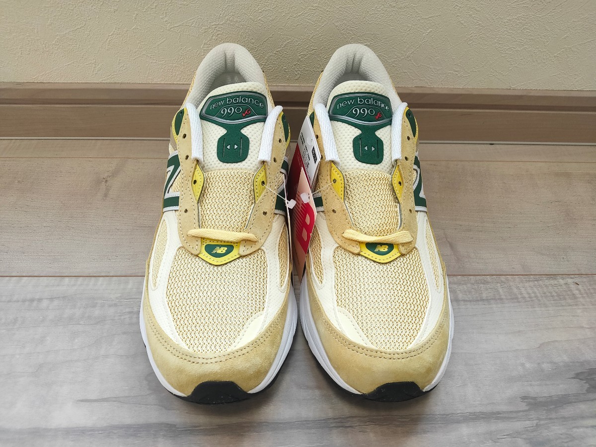 25.5cm 新品 NEW BALANCE ニューバランス U990TE6 黄 黄色 イエロー レモン アメリカ製 USA製 990V6 _画像3