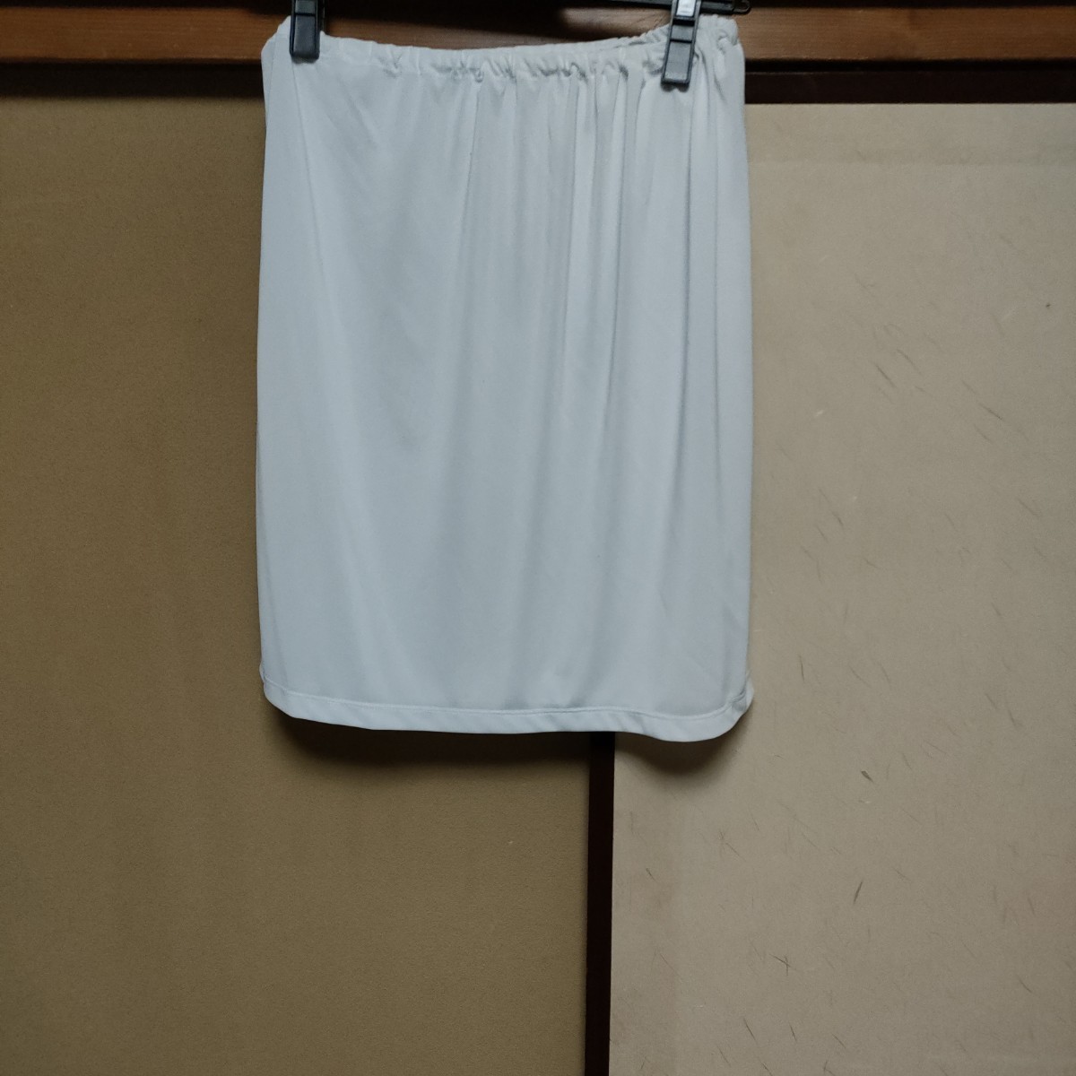 ANAYIタック入りスカート/白/38サイズ