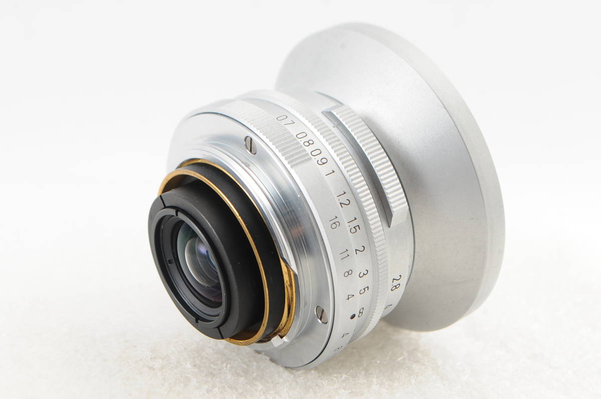 ★希少・超美品★ RICOH リコー GR LENS 28mm F2.8 ライカ Lマウント 付属品付! ■超美品の極めて美しい外観! カビ・クモリ・キズなし!_画像3