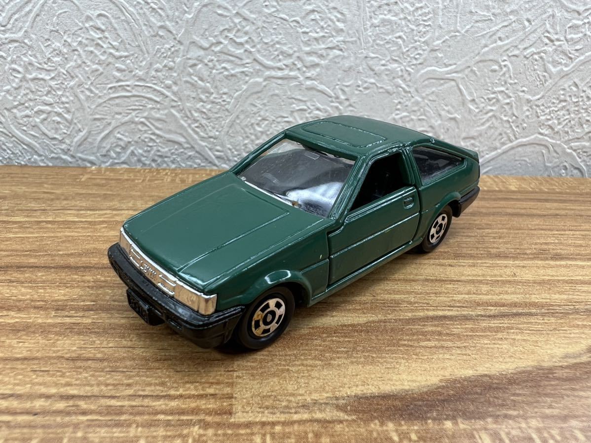 トミカ トヨタ カローラ レビン AE86 緑_画像1