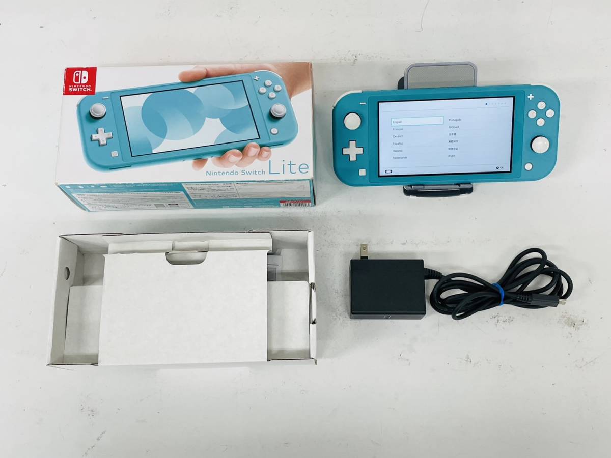 新座買蔵 Nintendo Switch Liteターコイズ + 充電器 | www.butiuae.com
