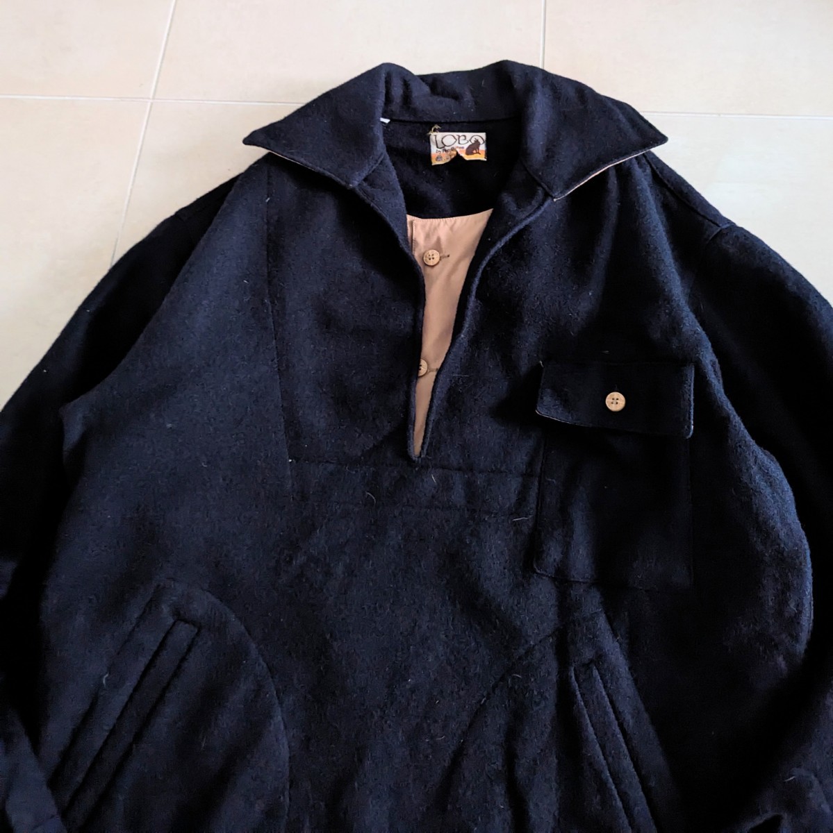 70s LOBO　PENDLETON　ペンドルトン スモック　ウールシャツ　ジャケット　レイヤード L 2_画像2