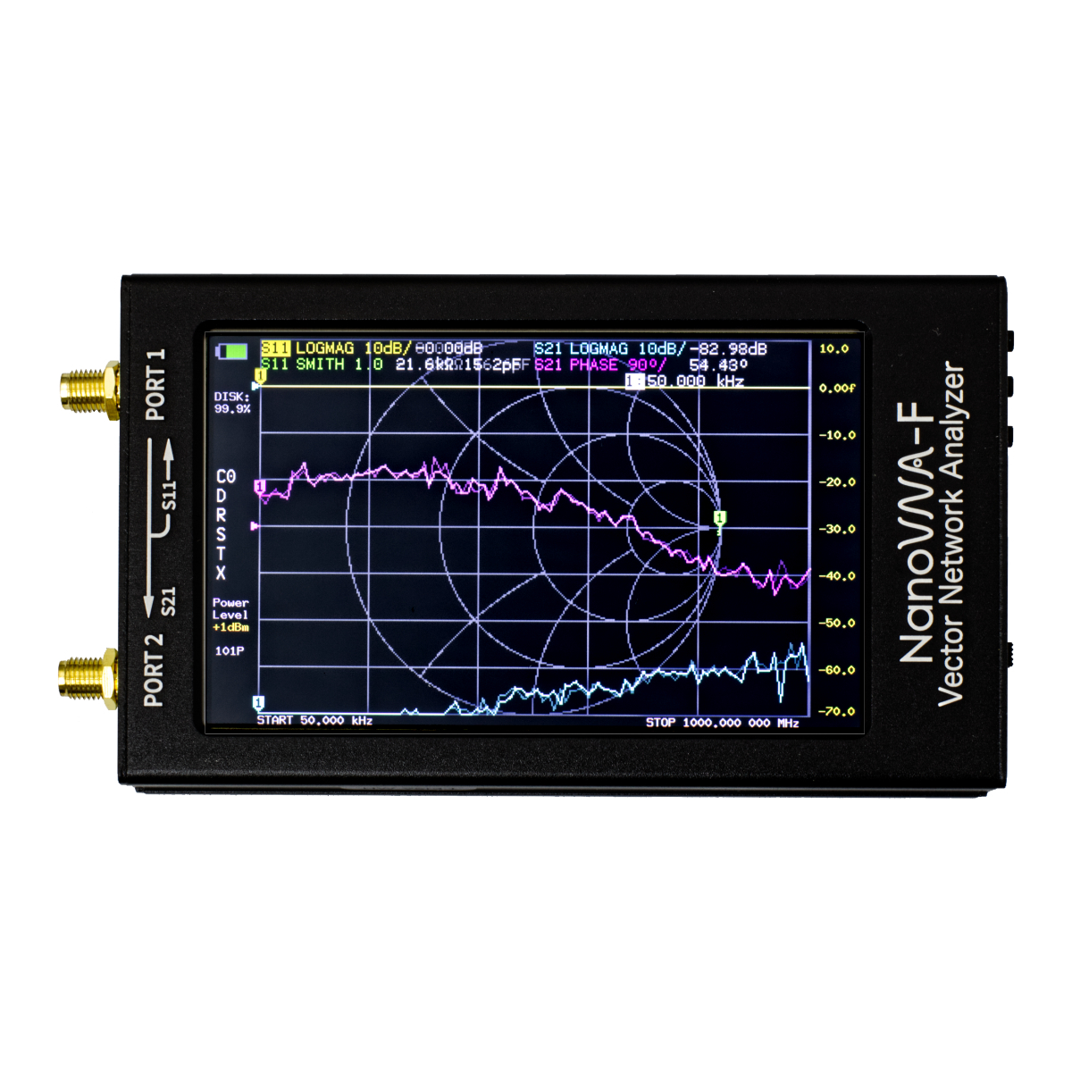 NanoVNA-F コメット ベクトルネットワークアナライザー HF/VHF/UHFアンテナアナライザー 日本語版 周波数帯：50kHz～1.5GHz_画像3