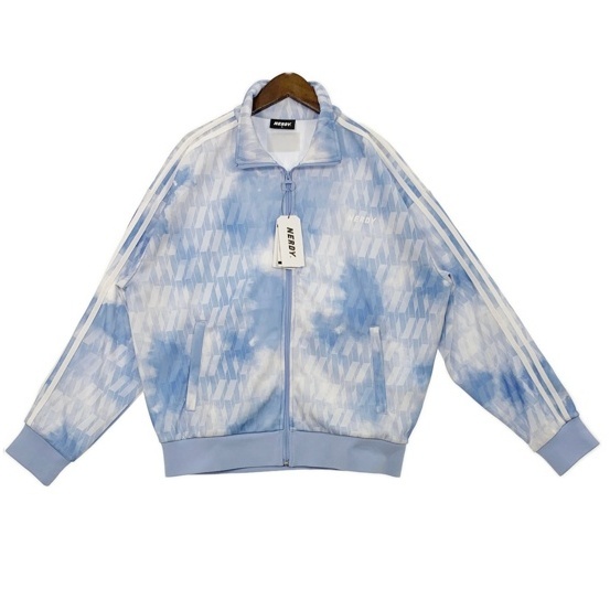 NERDY ノルディ 22SS DNA Monogram Watercolor Track Top 新品同様 トラックジャケット モノグラム ウォーターカラー ジャケット DM8782■_画像1