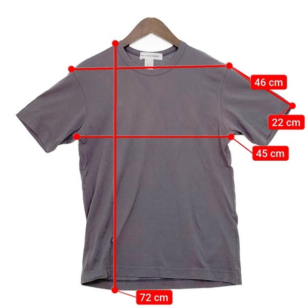 コムデギャルソンシャツ Tシャツ カットソー S25118 ロゴ プリント 半袖 シンプル ネコポス可 COMME des GARCONS SHIRT トップス DM8316■_画像8