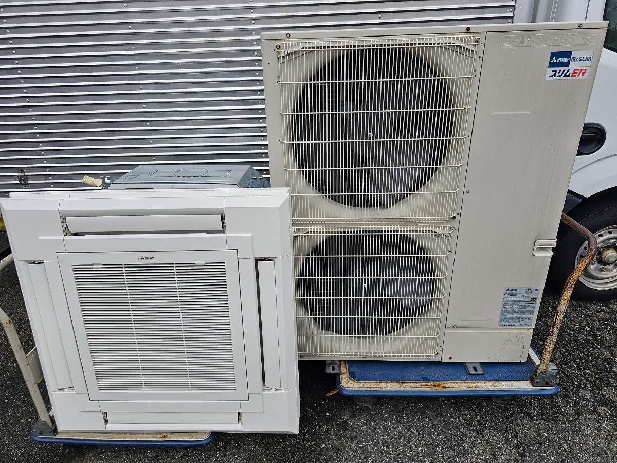 * Mitsubishi Electric *8 horse power * twin * heaven ka air conditioner se*PL-ERP112EA6×2/PUZ-ERP224KA11*2018 year made * business use *