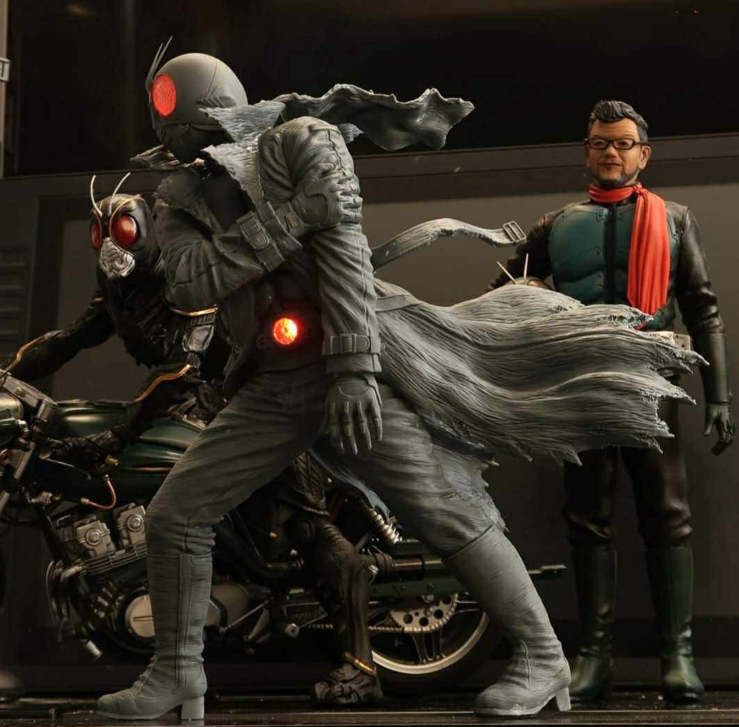 新品未使用1/6スケール 新仮面ライダー ガレージキット (未組立 新品未使用1/6スケール 新仮面ライダー ガレージキット (未組立
