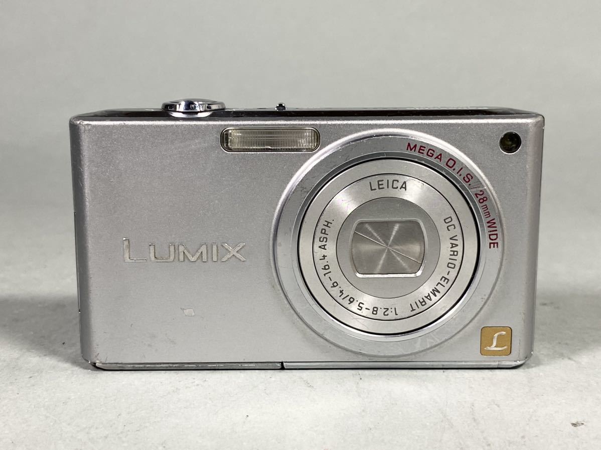 S231204-1【動作品】Panasonic パナソニック LUMIX コンパクトデジタルカメラ DMC-FX33 広角28mm 810万画素 充電器/バッテリー付_画像2