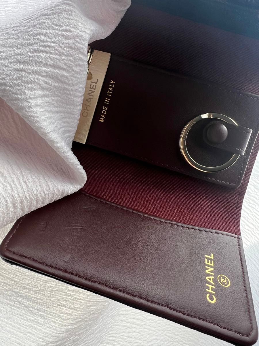 シャネル 4連キーケースマトラッセ ココマーク CHANEL ブラック シャネル 4連キーケースマトラッセ ココマーク CHANEL ブラック