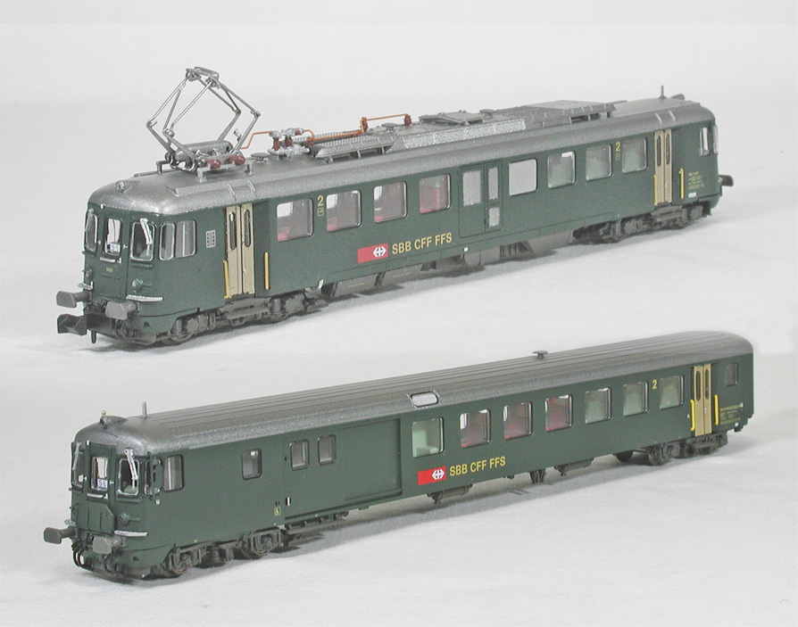 PIKO #94165 SBB( Switzerland National Railways ) RBe4|4 type train + BDt control passenger car new Logo green painting (DCC+Sound specification ) Switzerland direction limited goods 