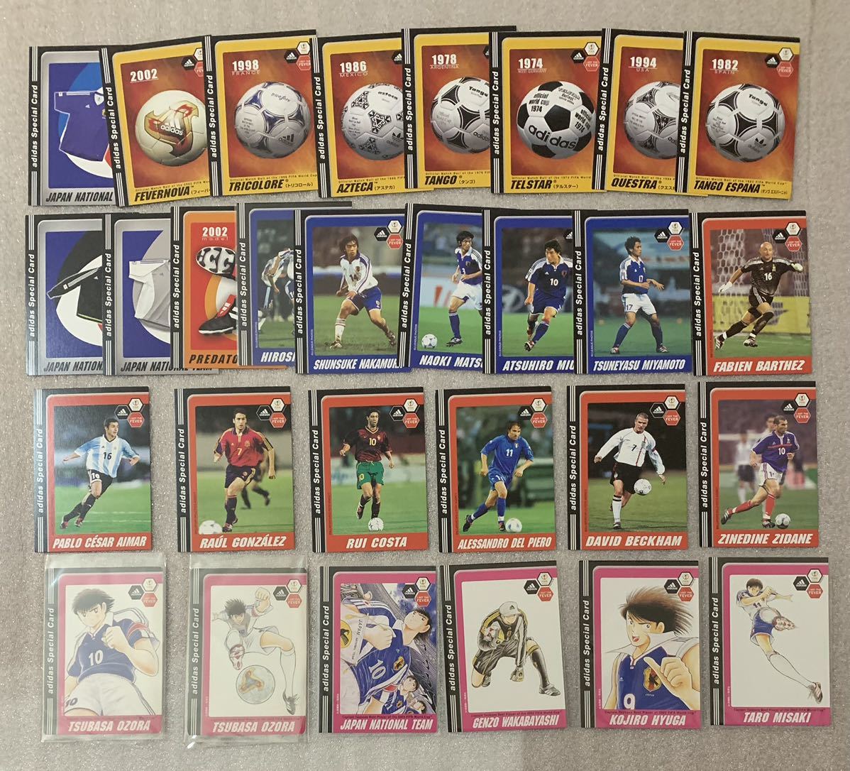 超レアPromo World Cup 2002 Adidas Relic Cards プロモ ワールドカップ サッカー カード まとめ売り