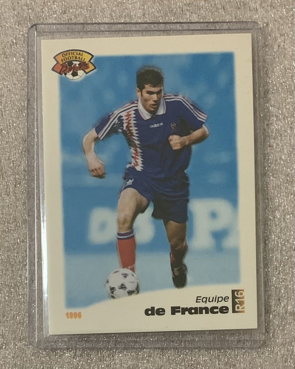 超レア RC Zidane Onze Mundial France Football 1996 ルーキー ジダン レア サッカー カード_画像1