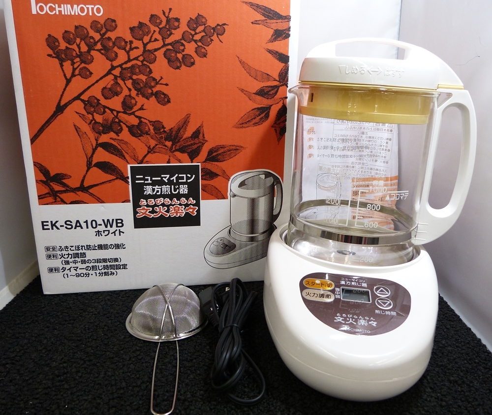 ◇中古保管品　TOCHIMOTO　象印マホービン　ニューマイコン漢方煎じ器 EK-SA10 17年製 とろびらんらん 文火楽々　定格容量1000ｍｌ◇ _画像1