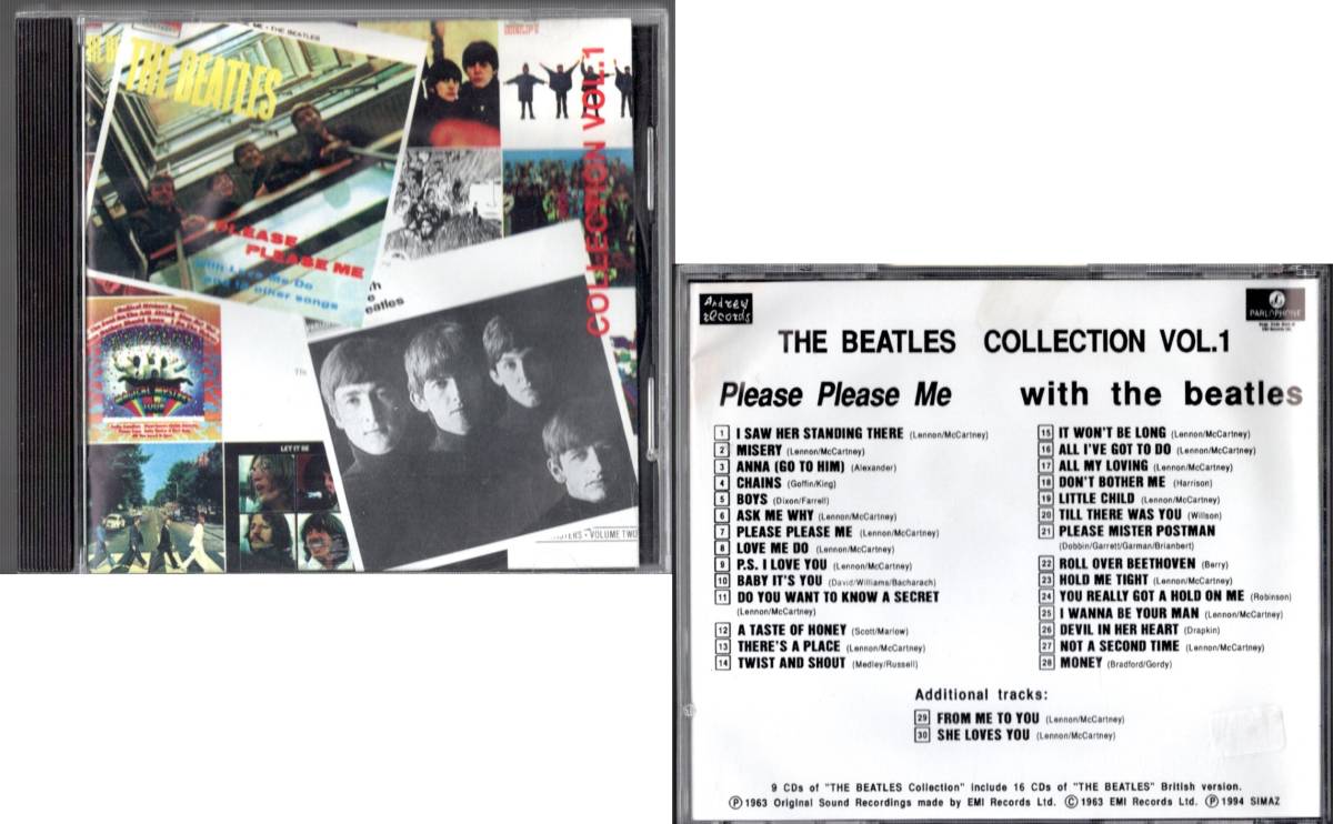 5CD 【Plese Plese Me / WITH THE BEATLES (2 in 1) ほか 1994年製 】 Beatles ビートルズ_画像3
