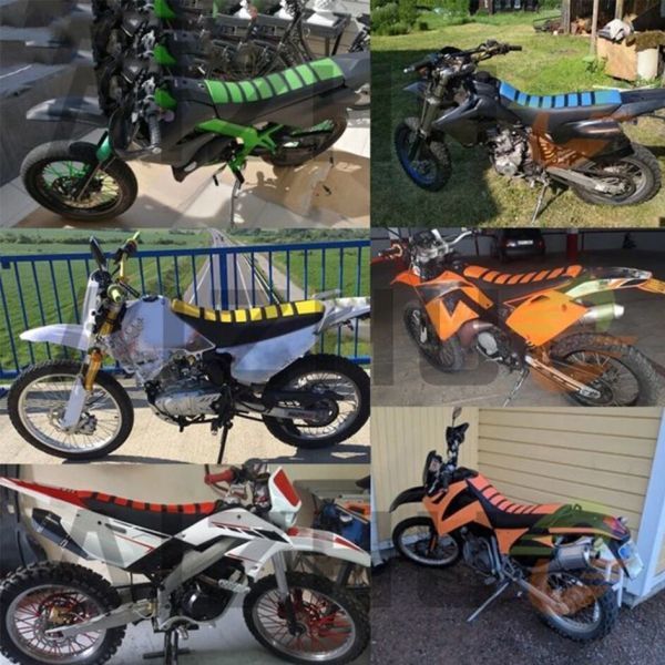 オフロードバイク シート張替 シートカバー モトクロス エンデューロ モタード カワサキ KX65 KX80 KX85 KX125 KX250F KX450F KLX125_画像2