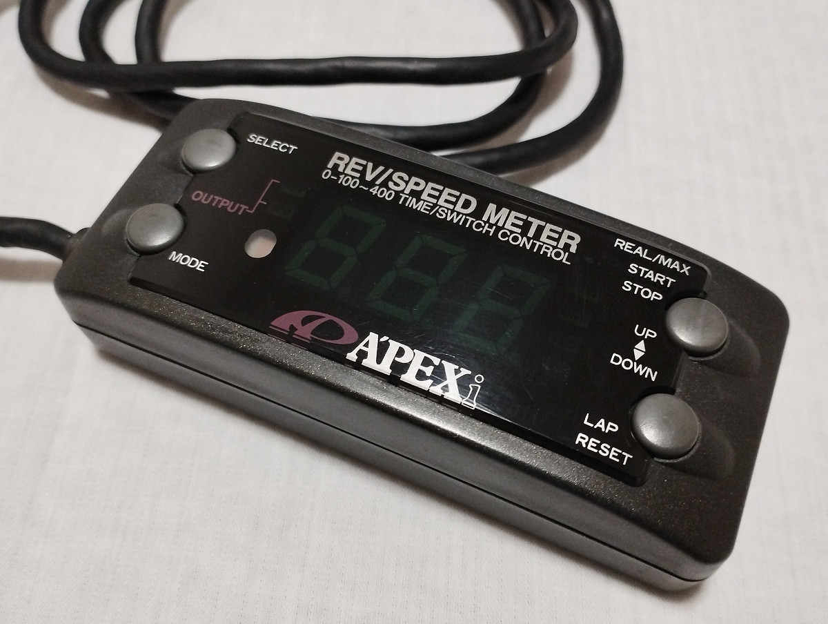 アペックス レブスピードメーター APEXi REV/SPEED METER_画像2