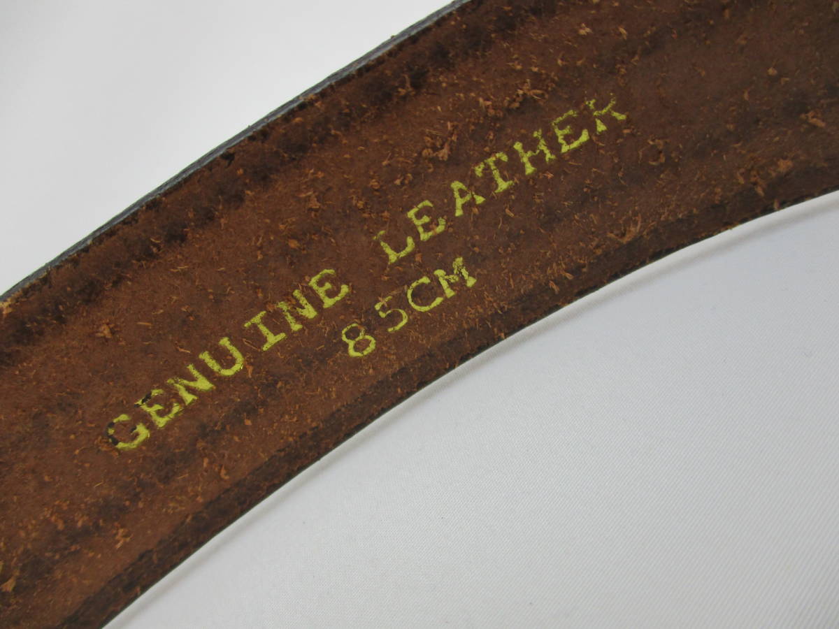 Genuine Leather ウエスタンベルト 85㎝_画像5
