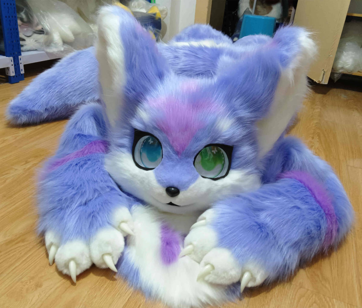 新作 ケモノ 着ぐるみ fursuit フルスーツ コスプレ ファースーツ kigurumi ぬいぐるみ アトラク コスチューム マスクの画像1