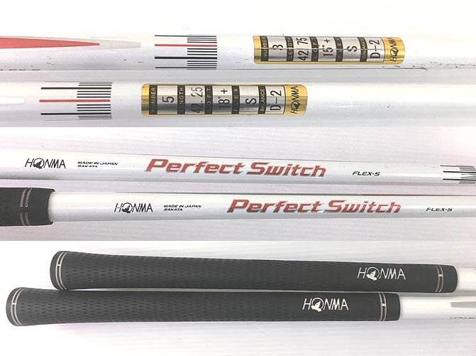 ★ホンマ AMAZING SPEC Perfect Switch 3番15度＆5番18度(S)【0672】_画像8