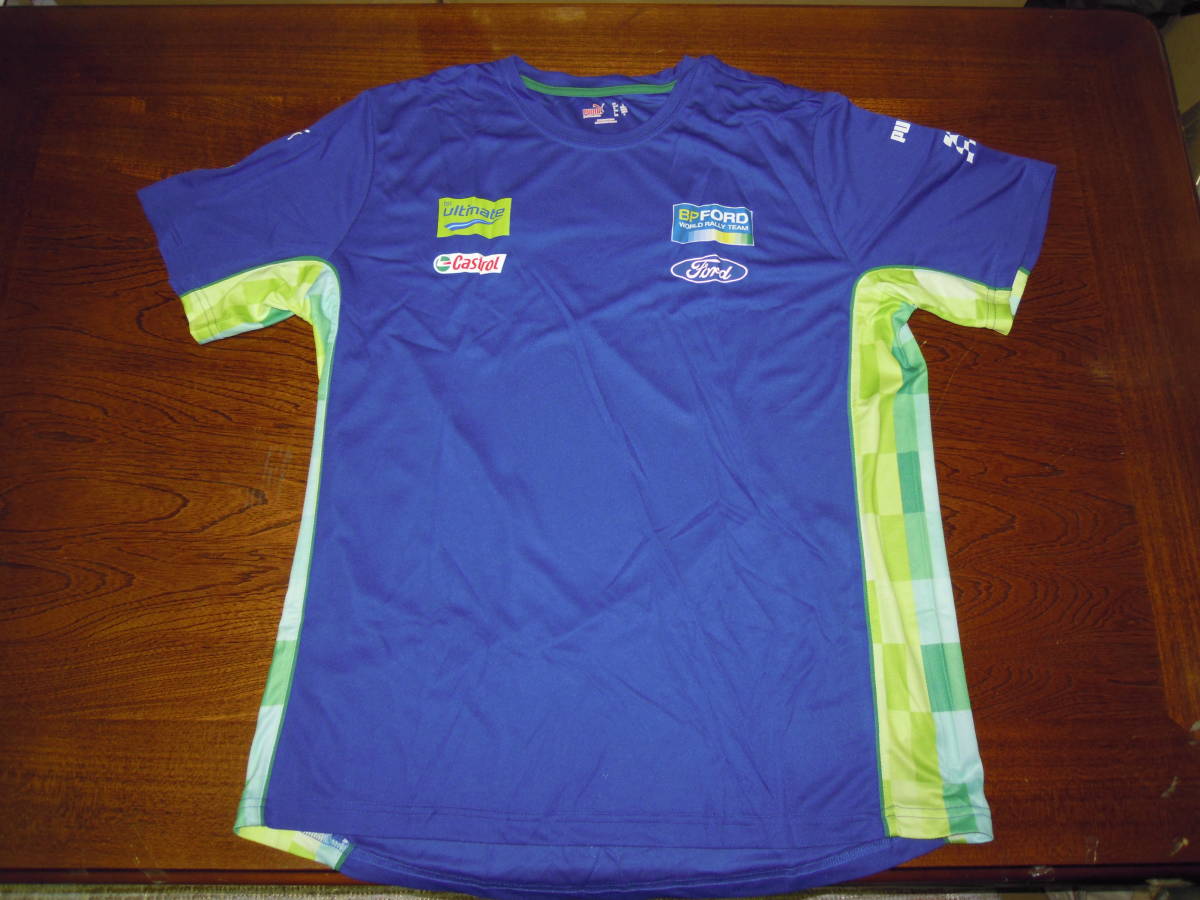 WRC BP フォード Mスポーツ 支給品 Tシャツ L_画像2