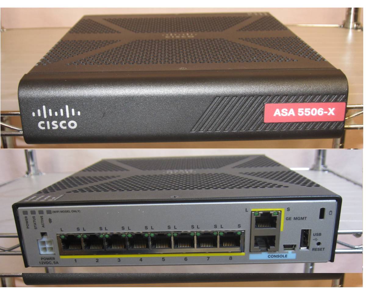 ★Cisco ASA5506-X / OS9.16 /SSL-VPN /AnyConnect ★PC /Chromebook / スマホ /タブレット接続可_画像1