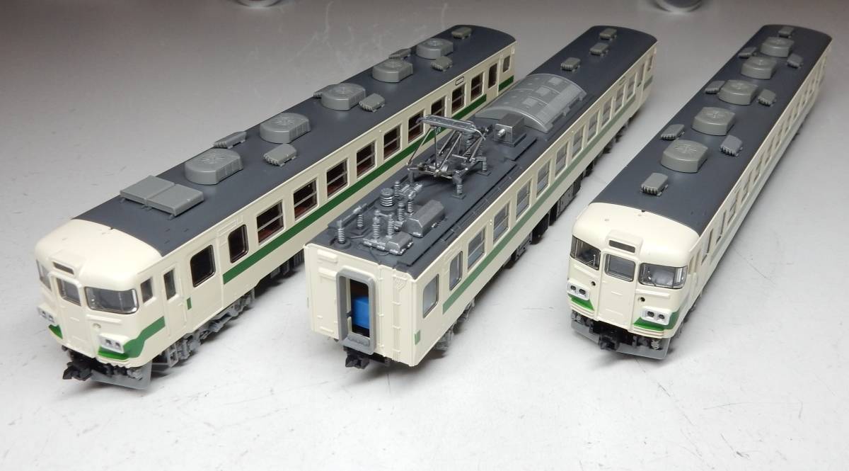 ■TOMIX 92294 JR 455系電車（東北本線）3両増結セット FW動力化・グレー台車化■_画像1